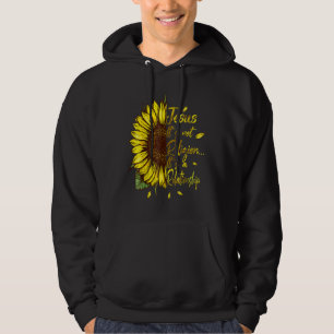 Sudadera No es una religión, es un girasol de relación