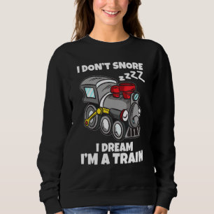 Sudadera No Esniego Yo Sueño Que Soy Un Ferrocarril Modelo