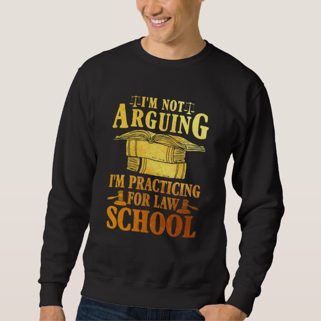 Sudadera No estoy argumentando que estoy practicando para l (Anverso)
