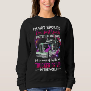 Sudadera No estoy asustado, solo soy un camión protegido ad