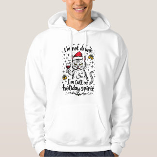 Sudadera No estoy borracho Estoy lleno de espíritu de vacac