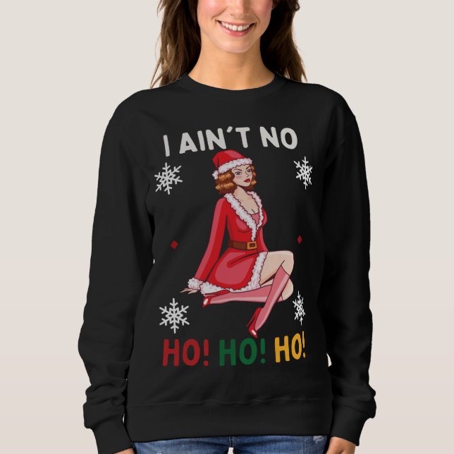 Sudadera No estoy en Ho Ho Ho Ho son Navidades divertidos P (Anverso)