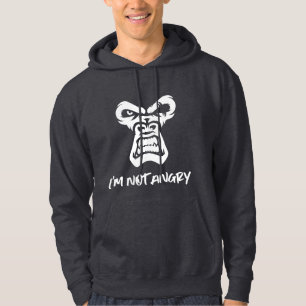 Sudadera No estoy enojado, el mono