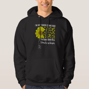 Sudadera No estoy fingiendo estar enfermo fingiendo estar b