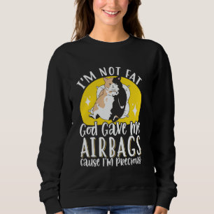 Sudadera No Estoy Gordo Dios Me Dio Airbags Porque Soy Prec