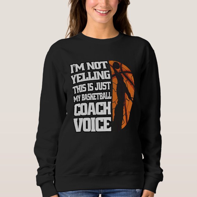 Sudadera No Estoy Gritando A Coach Voice Coaching De Voz De (Anverso)