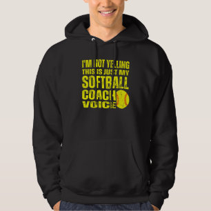 Sudadera No estoy gritando, esto es solo mi entrenador de s