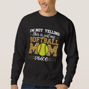 Sudadera No estoy gritando, esto es solo mi voz de mamá de 