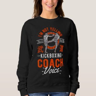 Sudadera No estoy gritando, esto es solo un cacao de Kickbo