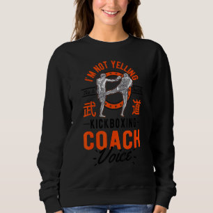 Sudadera No estoy gritando, esto es solo un cacao de Kickbo