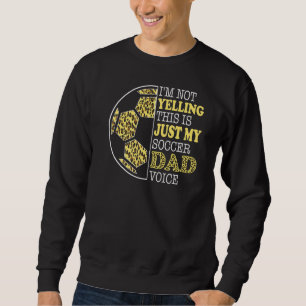 Sudadera No estoy gritando que este es mi Leopar de voz de