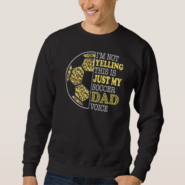 Sudadera No estoy gritando que este es mi Leopar de voz de  (Anverso)