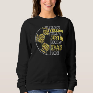 Sudadera No estoy gritando que este es mi Leopar de voz de 