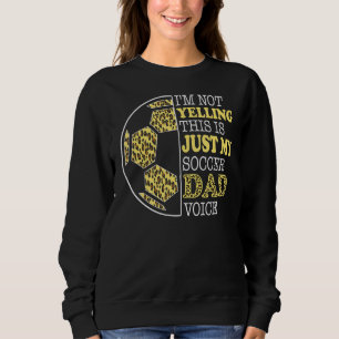 Sudadera No estoy gritando que este es mi Leopar de voz de 