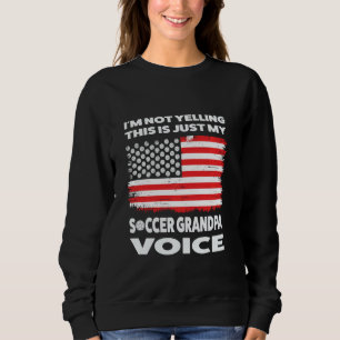 Sudadera No estoy gritando que esto sea solo mi voi del abu