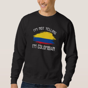 Sudadera No estoy gritando soy el orgullo colombiano por Co