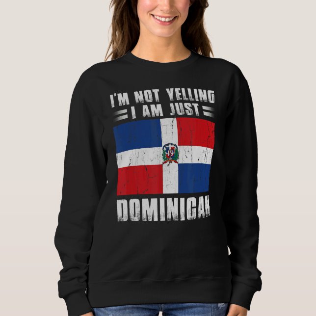 Sudadera No estoy gritando, soy solamente bandera de Repúbl (Anverso)