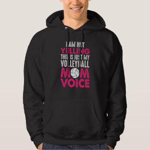 Sudadera No Estoy Gritando Voz de Mamá de Voleibol Día de l