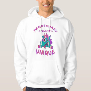 Sudadera No estoy loco, solo soy único, Mad Unicorn