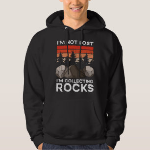 Sudadera No estoy perdido estoy coleccionando rocas buscado