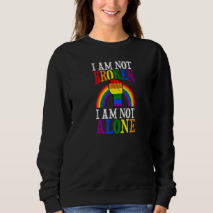 Sudadera No Estoy Roto No Estoy Solo Orgullo Gay Arcoiris P