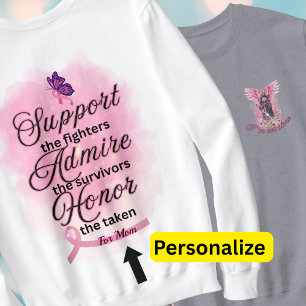 Sudadera No Estoy Solo Luchando Contra el Cáncer de Mama