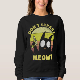 Sudadera No estreses gatito Ca No estreses Meowt 1