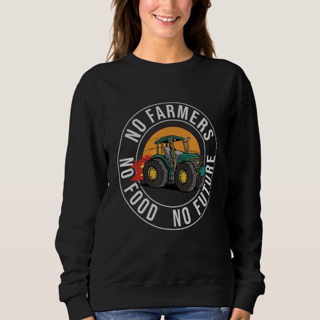 Sudadera No Farmers No Food No Future (Anverso)