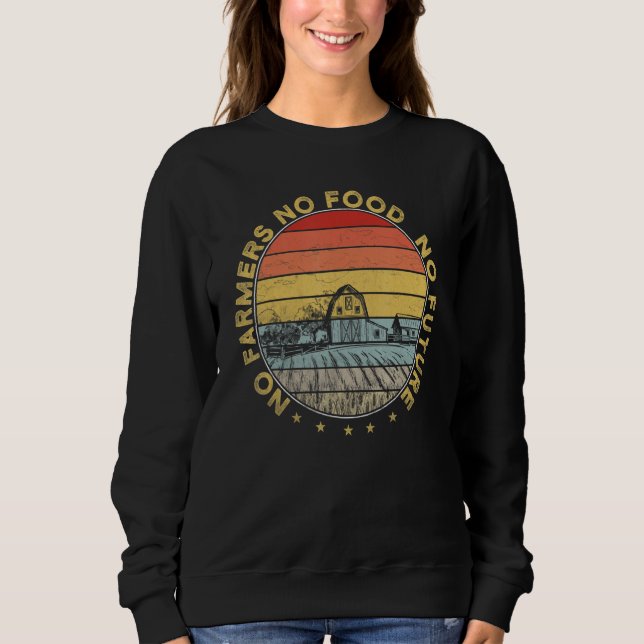 Sudadera No Farmers No Food No Future Farmer (Anverso)