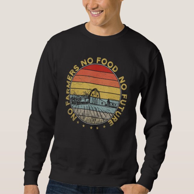 Sudadera No Farmers No Food No Future Farmer (Anverso)