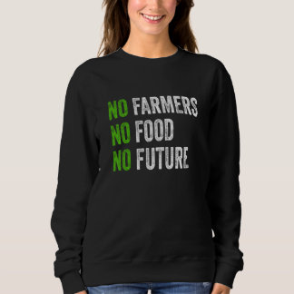 Sudadera No farmers no food no future for passionate farmer