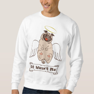 Sudadera No fue una cita graciosa de ángel pug de mí