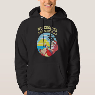 Sudadera No Galletas Solo Cócteles Santa Playa Navidad En