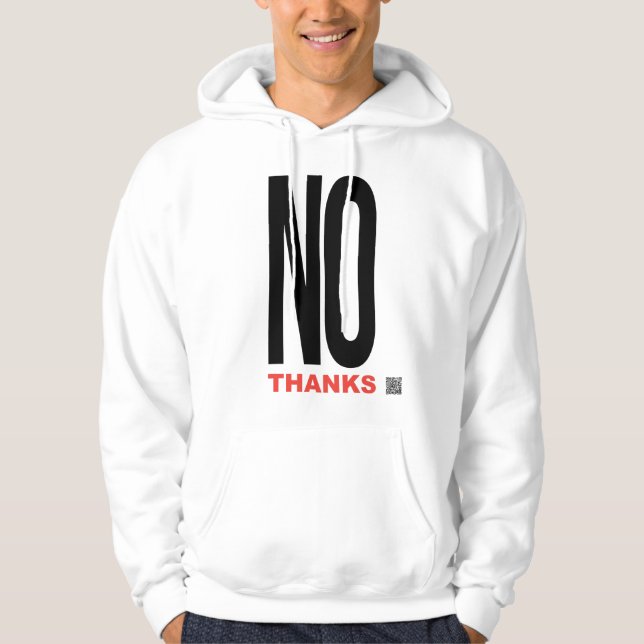 Sudadera No, gracias (Anverso)