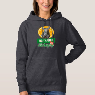 Sudadera No Gracias, Estoy Recargando Koala Naranja