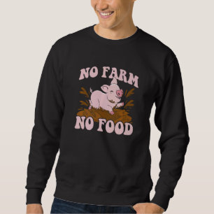 Sudadera No Granjero Sin Alimentos Agricultura Agricultura