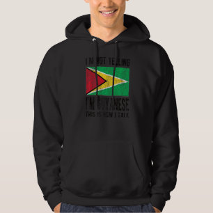 Sudadera No gritando soy la raíz guyanesa de Guyana