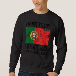 Sudadera No gritando soy portugués portugués portugués band
