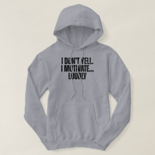 Sudadera No Grito, Motivo en Voz Alta