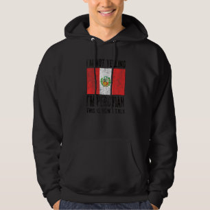 Sudadera No grito si soy la bandera peruana de Perú raíces