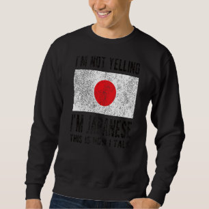 Sudadera No grito, soy japonesa bandera japonesa raíces jap