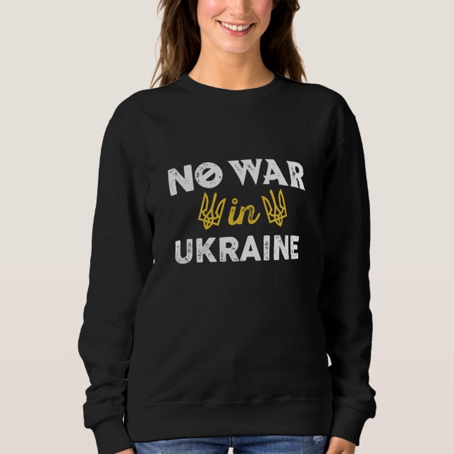 Sudadera No Guerra En Ucrania (Anverso)