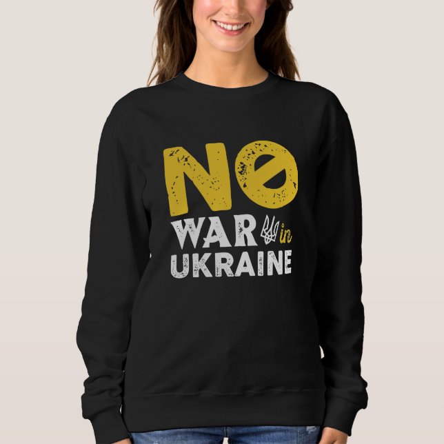 Sudadera No Guerra En Ucrania (Anverso)