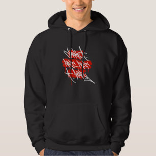 Sudadera No hacer graffitis de guerra