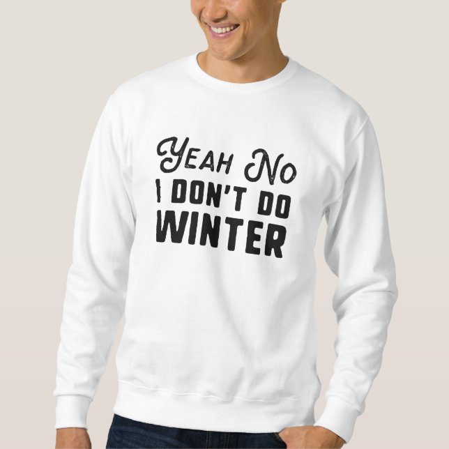 Sudadera No hago invierno (Anverso)