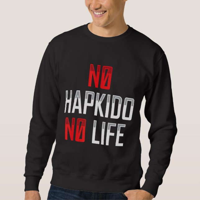 Sudadera No Hapkido No Life Aparato Marcial Coreano (Anverso)