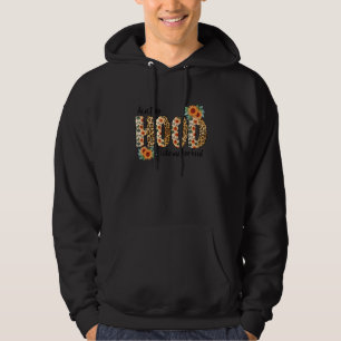 Sudadera No hay capucha como un girasol leopardo de la mate