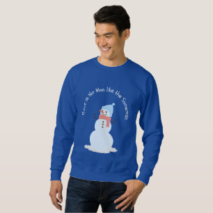 Sudadera No hay hombre como el muñeco de nieve