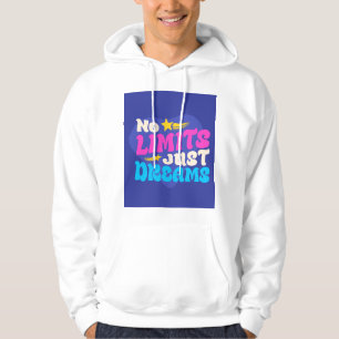 Sudadera No hay límites sólo el diseño de capucha de los su