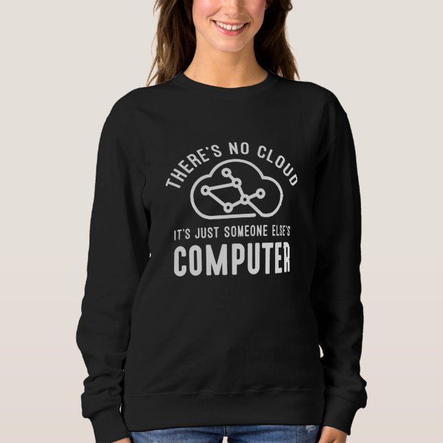 Sudadera No hay nube (Anverso)
